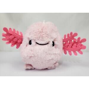 Squishable Pink Axolotl Plush 10” Super Soft Pink Stitch Eyes Stuffed Animal
